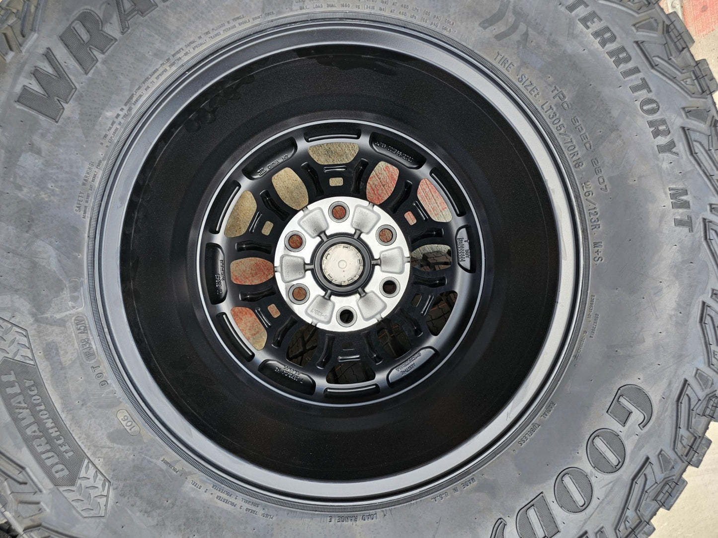 18" Dodge Ram 1500 TRX Beadlock OEM bronze RHO wheels rims 2735 tires 35" NEW