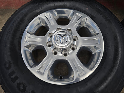 18" Ram 2500 3500 Laramie Power Wagon OEM wheels rims 2692 FIRESTONE H/T
