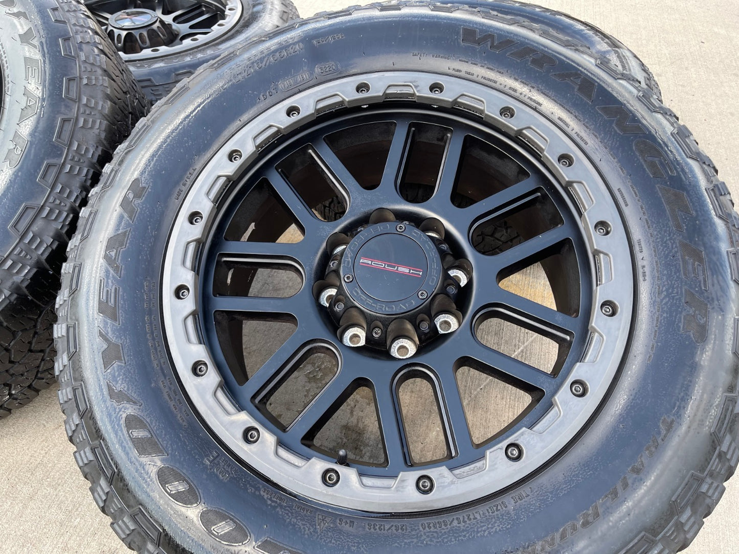 20" Ford F-250 F-350 ROUSH OEM rims wheels tires GOODYEAR