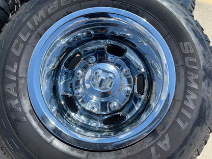 17" Dodge Ram 3500 Dually Laramie 8x200 wheels rims 2703 2704 OEM SET