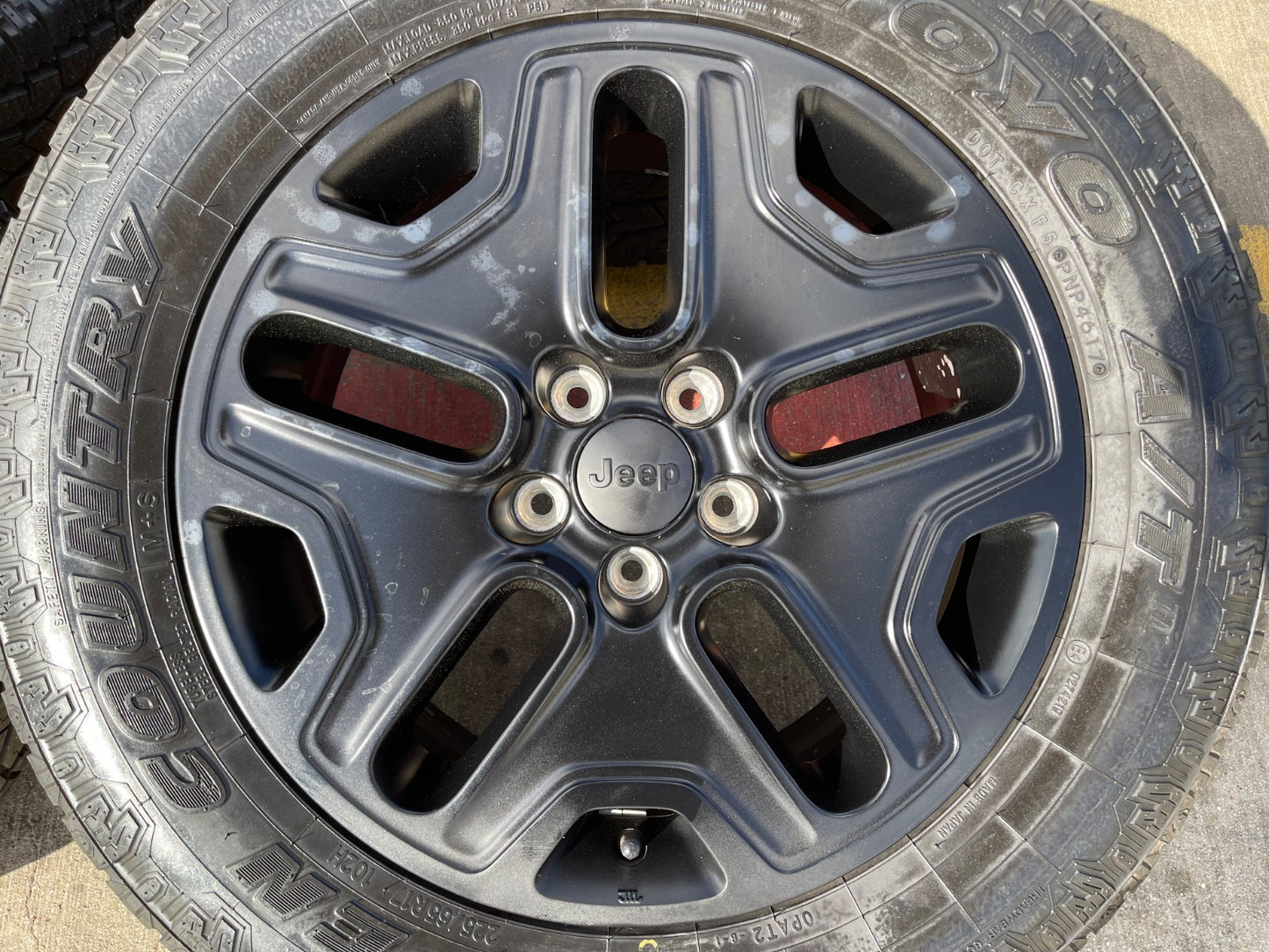 17" Jeep Cherokee wheels OEM rims Compass Renegade 9199 black DISCOUNTED