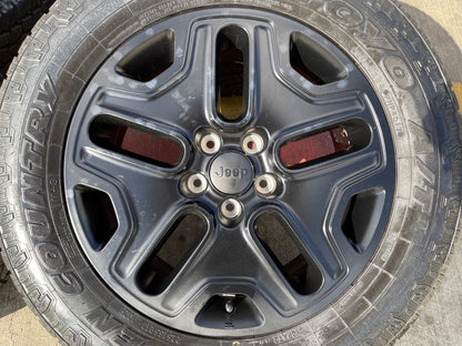 17" Jeep Cherokee wheels OEM rims Compass Renegade 9199 black DISCOUNTED