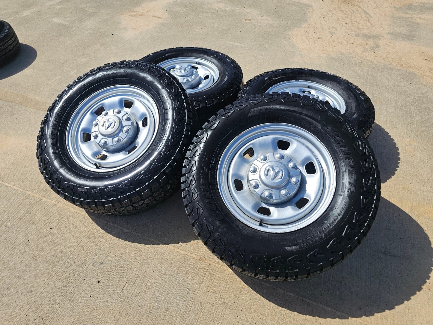 17" Ram 2500 3500 Laramie Power Wagon OEM 2497 wheels rims COOPER