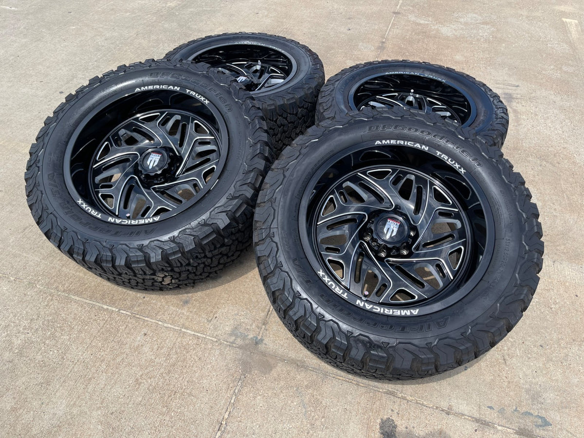 20" 20x10 American Truxx AT1914 Euphoria Ford F-150 rims wheels Expedition BFG