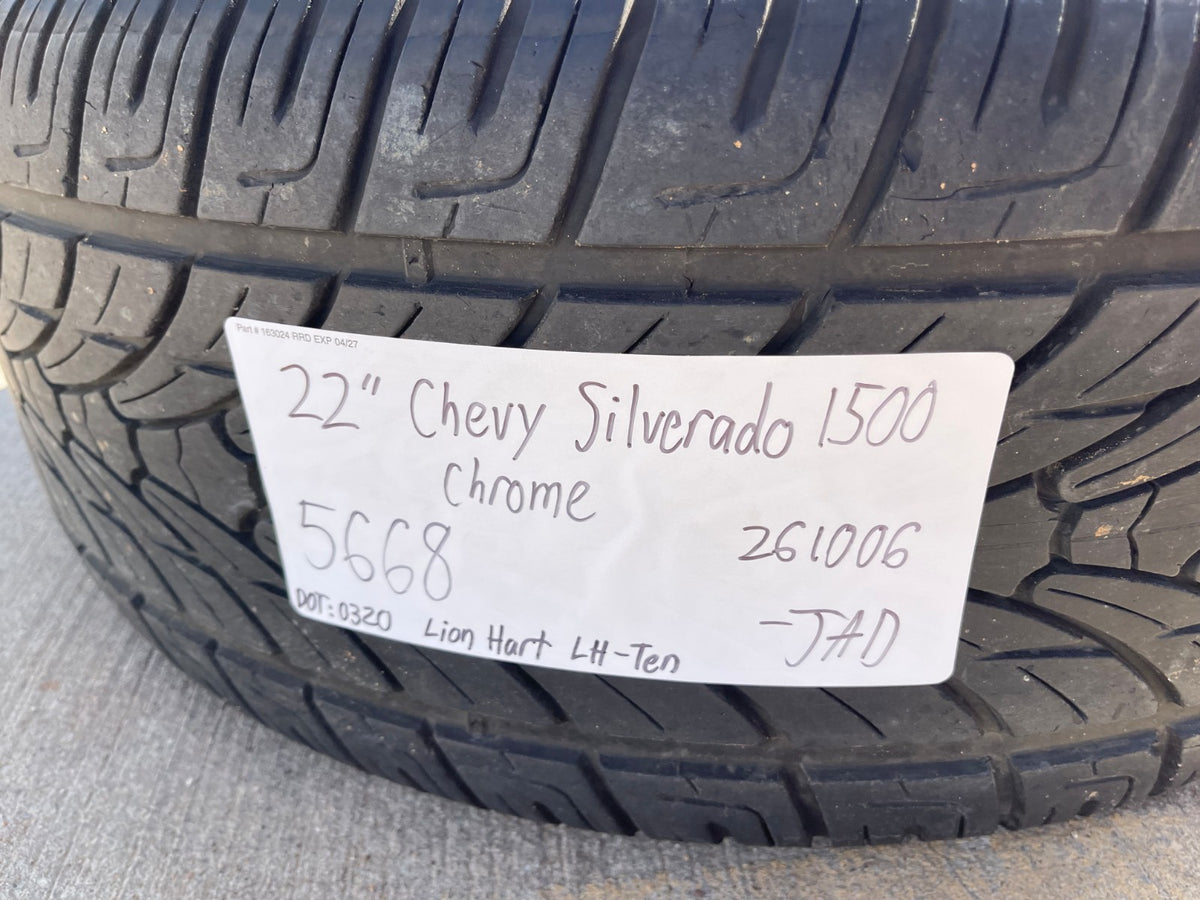 24" 24x9 GMC Yukon Chevy Tahoe 1500 OEM replica wheel rim 5668 spare single