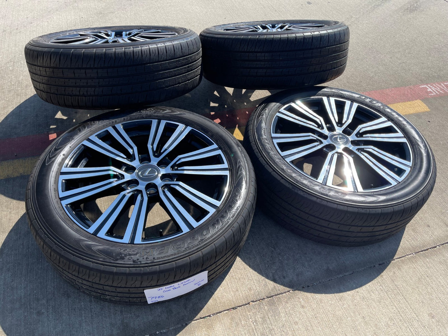 22" Lexus LX600 OEM wheels rims 74402 Toyota Tundra Sequoia 2023 2024 2025 2026