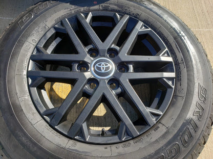 18" Toyota Tundra TRD OEM wheels rims 75281 black Sequoia LX600 2024 2025 NEW
