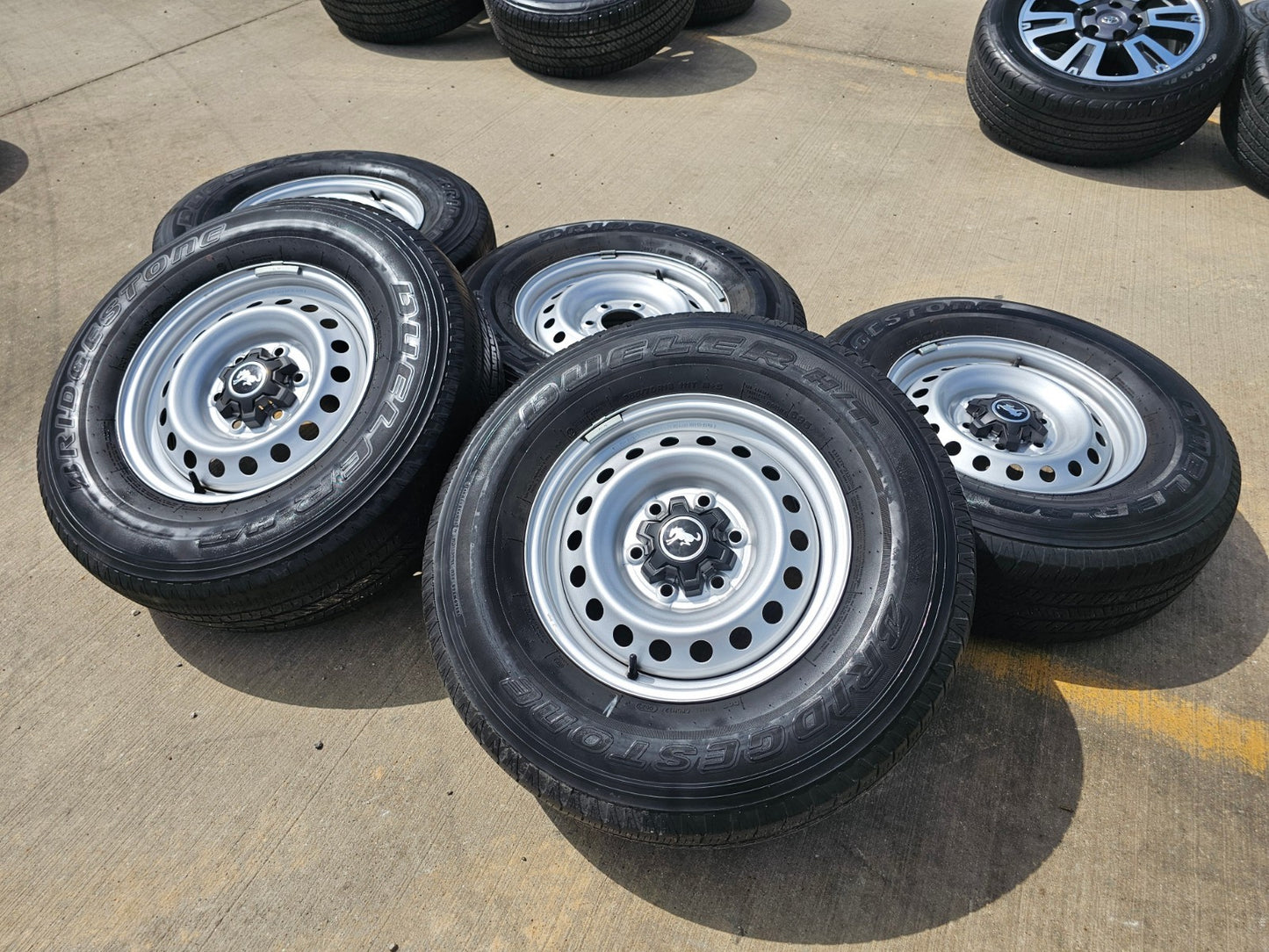 16" Ford Bronco steel wheels rims SET 10226 Ranger 2022 2023 2024 2025 2026