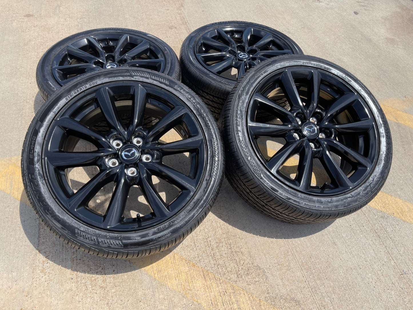 18" Mazda 3 2 5 OEM rims wheels 64971 CX-3 SET 2024 2025 2026 2027 SET