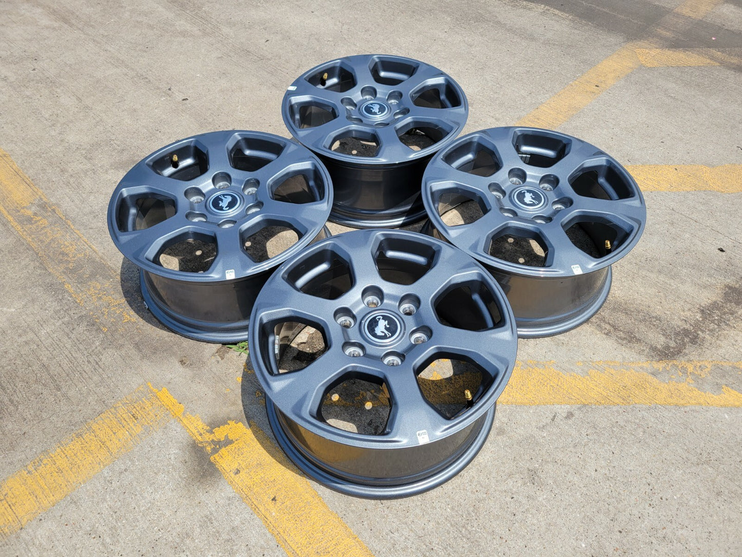 (4) 17" Ford Bronco wheels rims 10384 OEM NEW Ranger 2024 2025 2026 2027 NEW SET