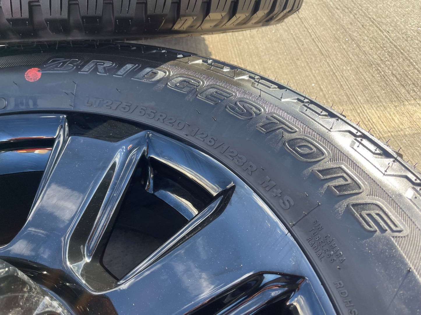 20" Ford F-250 F-350 Platinum OEM rims wheels 10103 tires BRIDGESTONE A/T NEW