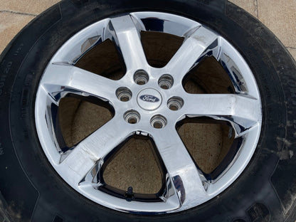 20" Ford F-150 OEM rim wheel CHROME 10347 Expedition spare GOODYEAR