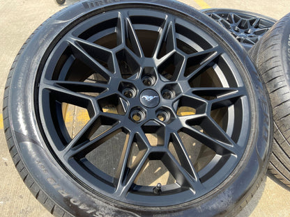 19" Ford Mustang GT Track Pack OEM 10600 10603 wheels rims BLACK 2026 2027 NEW