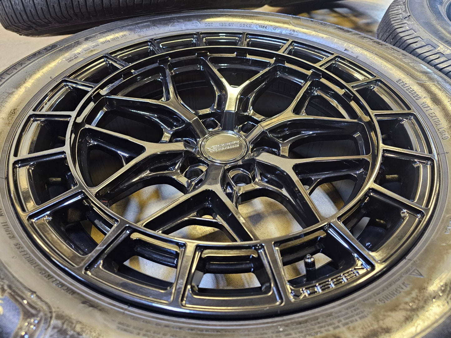20x9 20" VOSSEN Hydro Forged HFX-1 Chevy Silverado RAM wheels rims 6x139 6x5.5