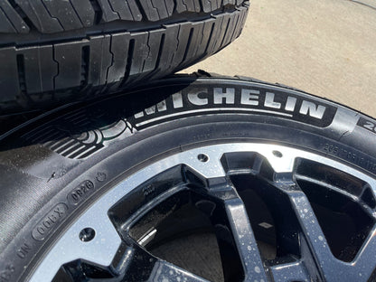 18" Toyota Tundra TRD OEM black wheels rims 75273 Sequoia SET MICHELIN NEW