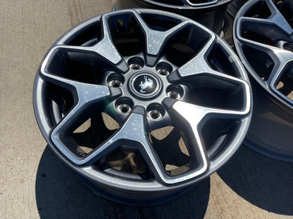 (5) 17" Ford Bronco OEM 95229 10387 wheels rims Ranger 2024 2025 2026 2027 NEW