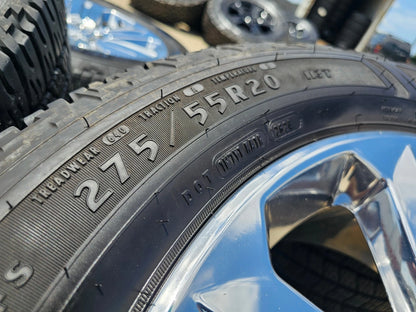 20" Ford F-150 Expedition OEM Lariat chrome rims wheels 10171 tires GOODYEAR