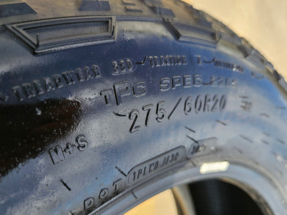 (1) 275/60/20 Goodyear Wrangler Trailrunner A/T tire M+S 115S 275/60r20 NEW