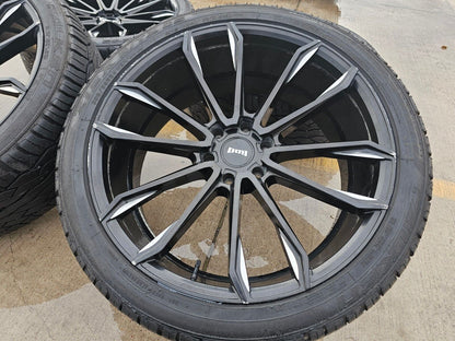 24x10 DUB Clout S252 wheels rims tires Chevy RAM 1500 Tacoma 6x139 6x5.5