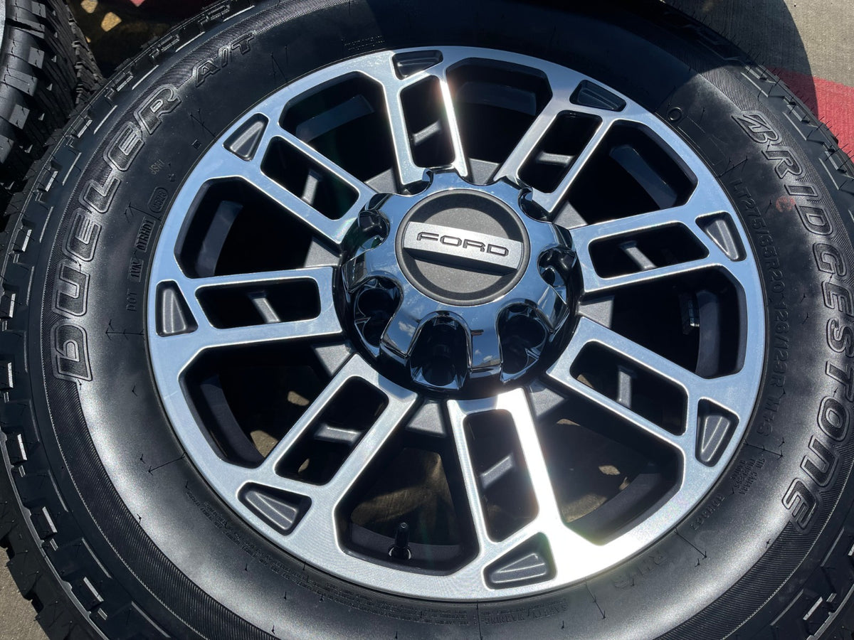 20" Ford F-250 F-350 OEM 10302 10483 LIMITED wheels rims 2025 2026 2027 SET NEW