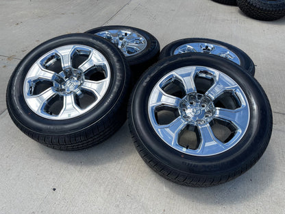NEW 20" Dodge Ram 1500 OEM Laramie CHROME wheels rims RIM# 2679 FITS 2019-2027