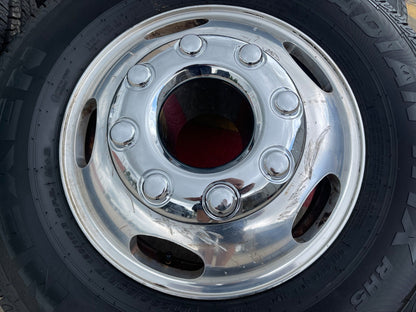 17" Ford F-350 Dually OEM 3618 3619 rims wheels SET tires NEXEN