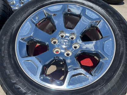 20" Dodge Ram 1500 OEM Laramie CHROME 2680 wheels rims 2022 2023 2024 2025 2026