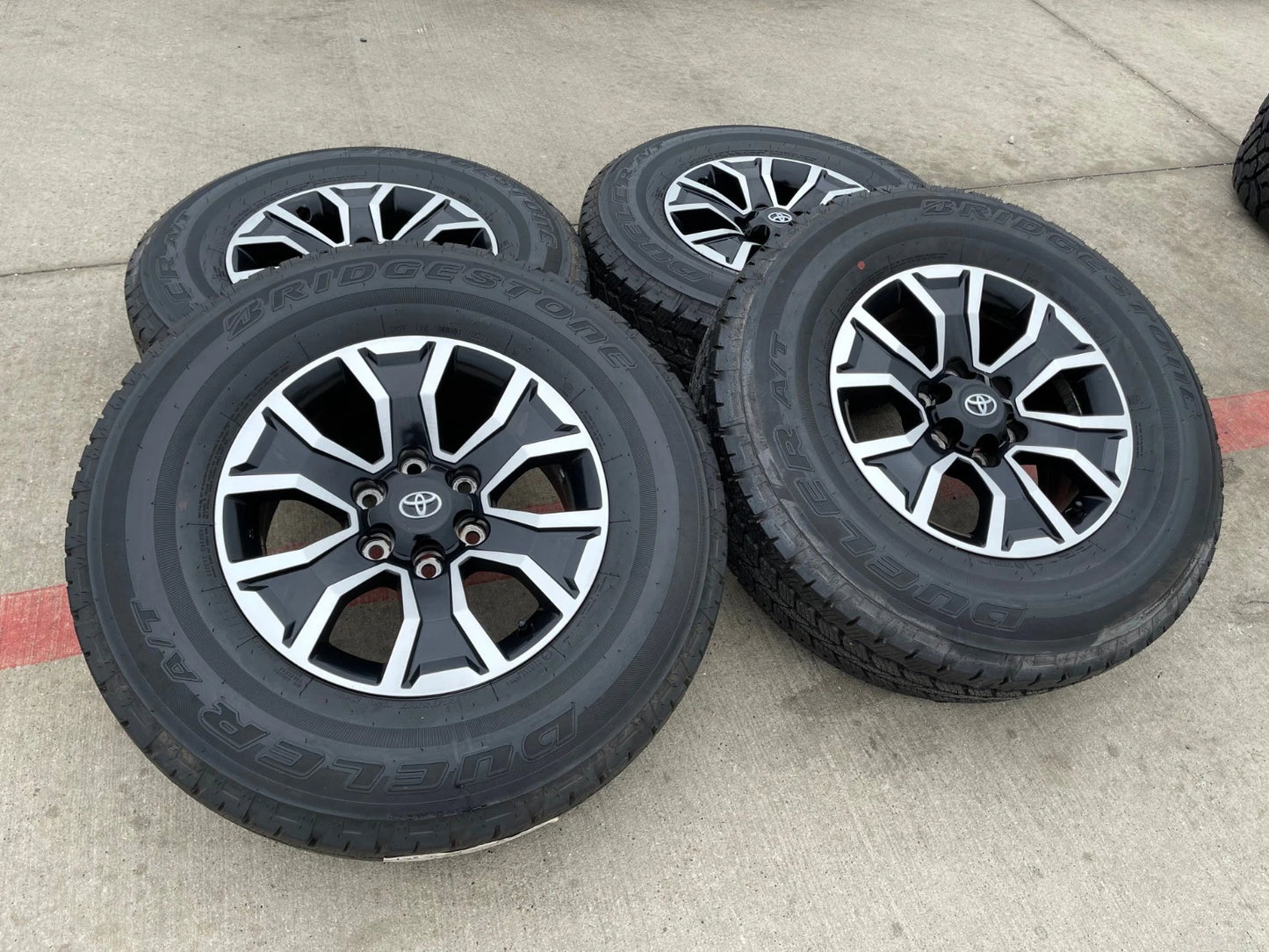 17" Toyota Tacoma 4Runner OEM wheels rims FJ 75259 NEW tires