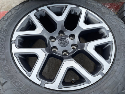20" Dodge Ram 1500 OEM 94059 Laramie wheels rims 68583860AA TOYO A/T3