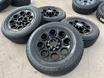 20" Ford F-250 F-350 OEM black TREMOR wheels rims 10484 10299 tires NEW