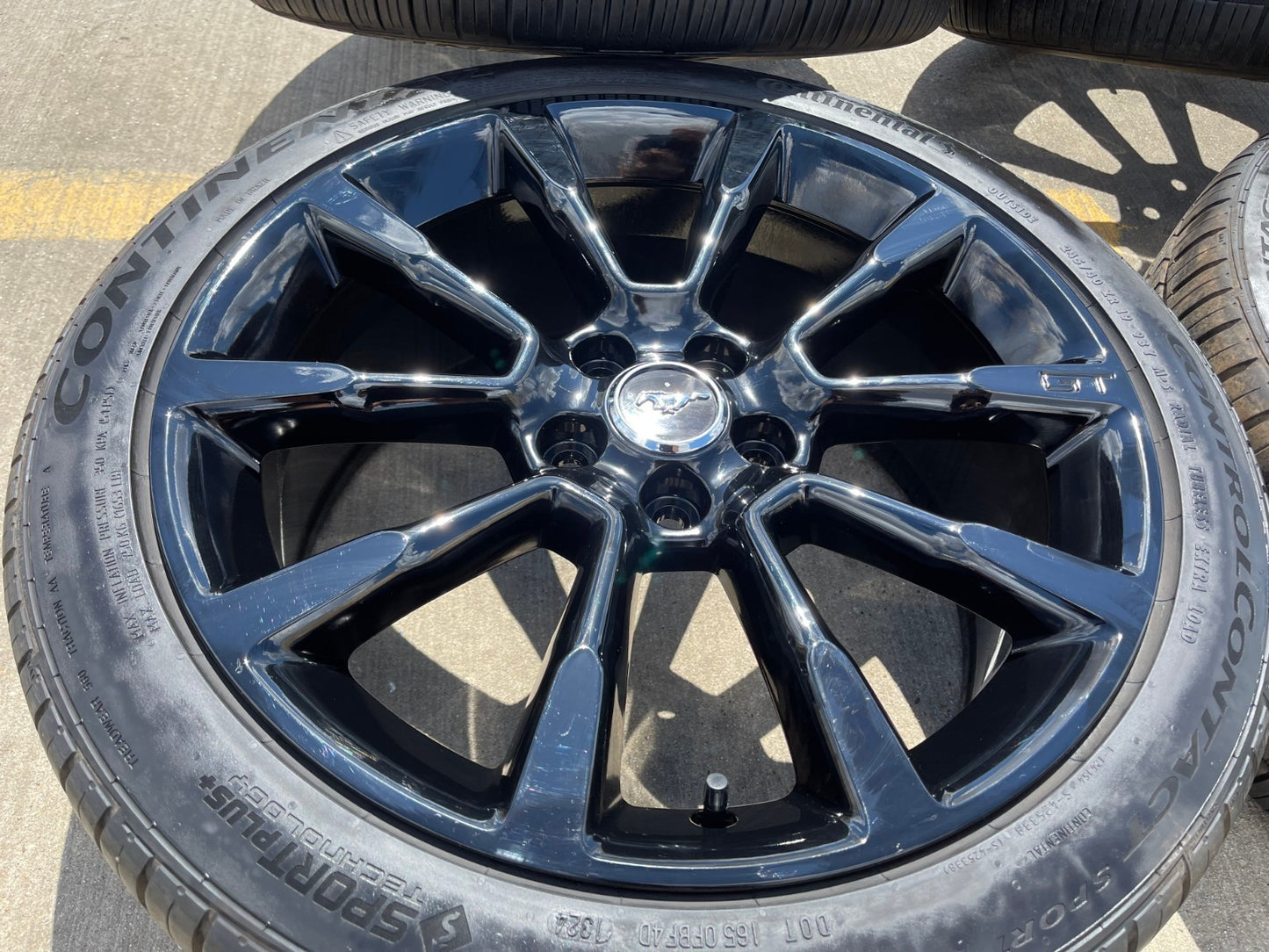 19" Ford Mustang Stealth GT OEM wheels rims 3863 tires CONTINENTAL