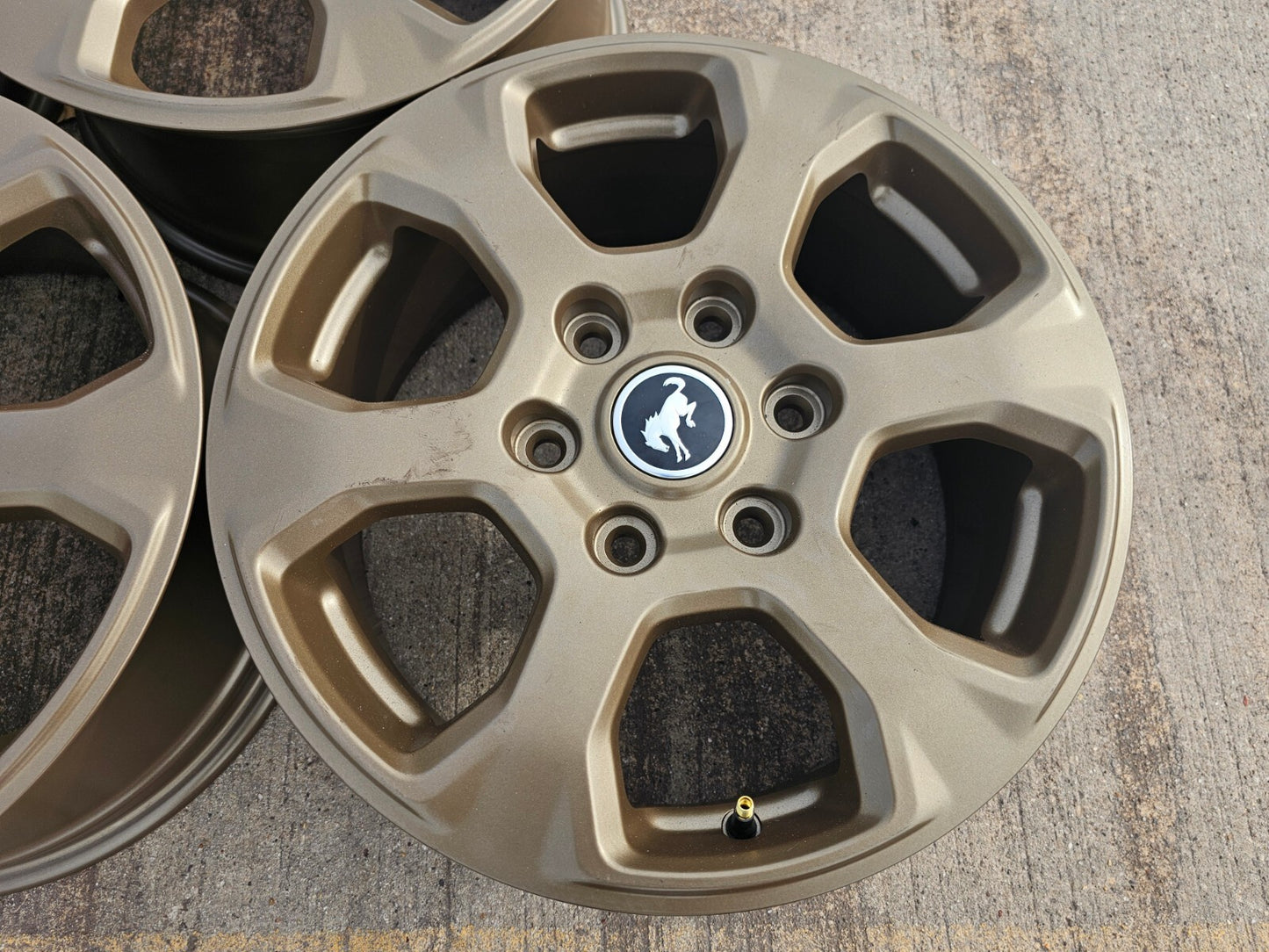 (5) 17" Ford Bronco wheels rims 10384 OEM Ranger BRONZE 2024 2025 2026 2027 NEW