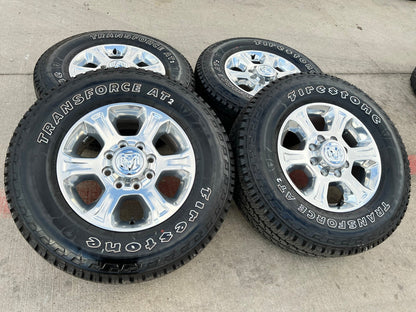 18" Ram 2500 3500 Laramie Power Wagon OEM wheels rims 2692 FIRESTONE A/T2 NEW