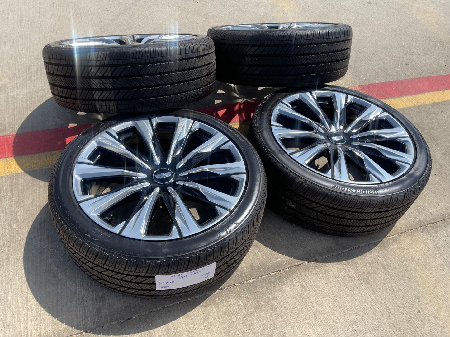 24" Cadillac Escalade PLATINUM OEM wheels rims V SET 2024 2025 2026 2027 NEW