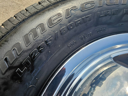 17" Dodge Ram 3500 Dually Laramie 8x200 wheels rims 2703 2704 OEM tires
