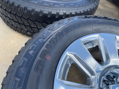 20" Ford F-250 F-350 Platinum OEM rims wheels 10103 tires BRIDGESTONE A/T SET