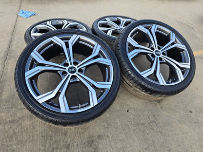21" Audi S6 S5 wheels rims OEM Q3 Q4 A5 A6 A7 S7 RS5 RS6 2024 2025 2026 SET NEW