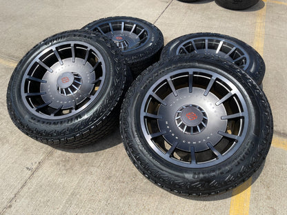 22" 22x10 Chevy Silverado Tahoe Suburban HARLEY DAVIDSON OEM wheels rims NEW 35"