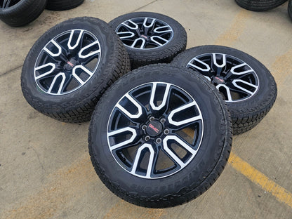 20" GMC Sierra Yukon AT4X Silverado OEM 5914 wheels rims BRIDGESTONE A/T SET NEW