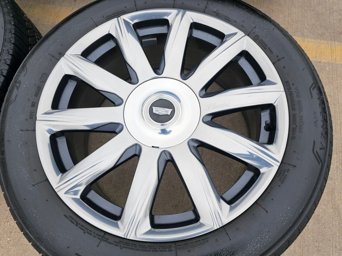 22" Cadillac Escalade Platinum OEM ORIGINAL 95078 wheels rims 2023 2024 2025