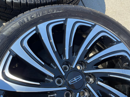22" Lincoln Navigator OEM 10666 rims wheels BLACK LABEL 2025 2026 MICHELIN NEW