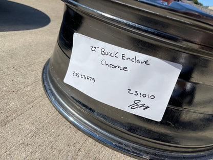 (1) 22" Buick Enclave OEM 94061 wheel rim Acadia Traverse spare 2024 2025 2026