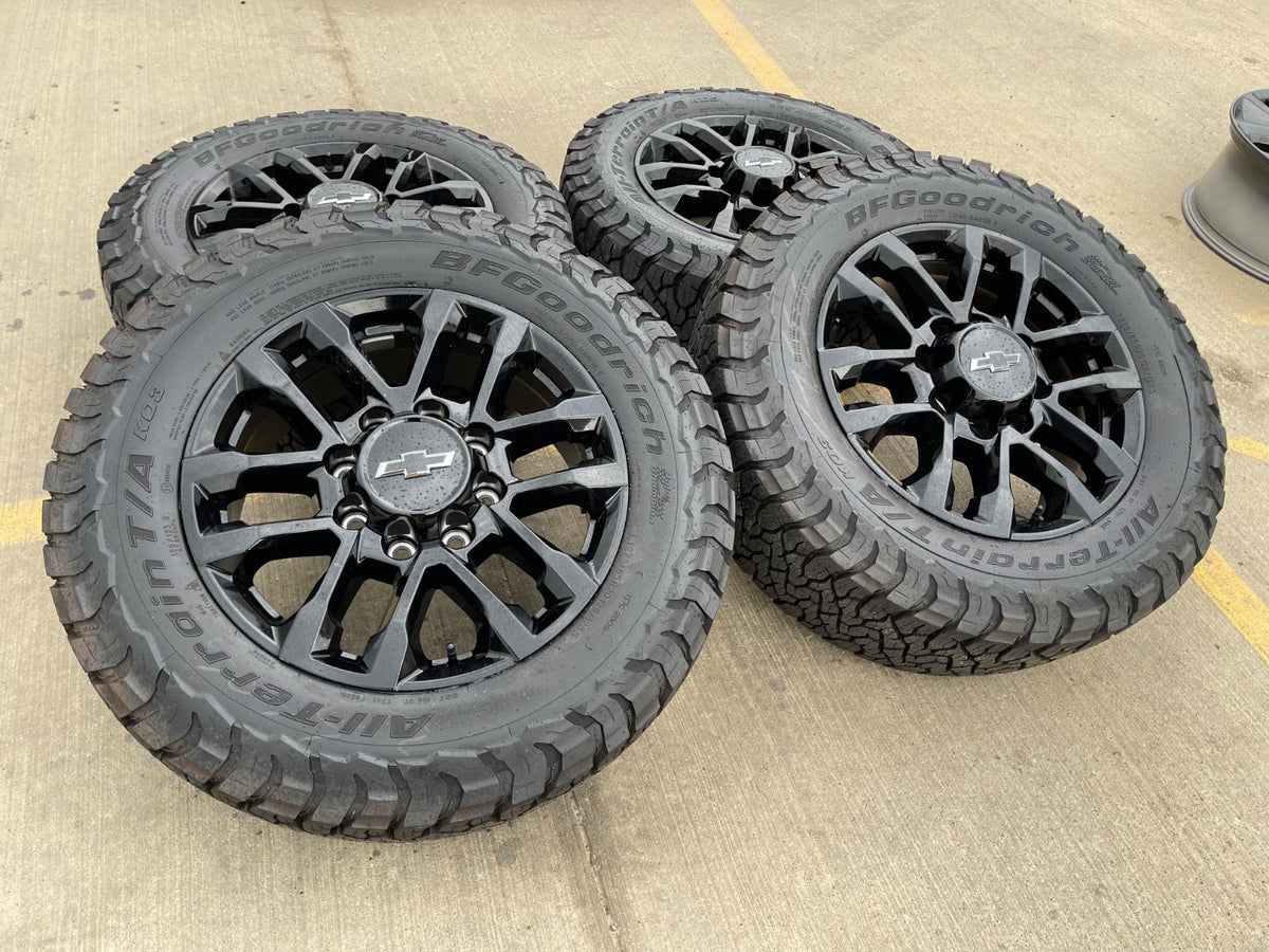 20" Chevy Silverado ZR2 GMC Sierra AT4 2500 OEM 94030 wheels rims BFG KO3 NEW