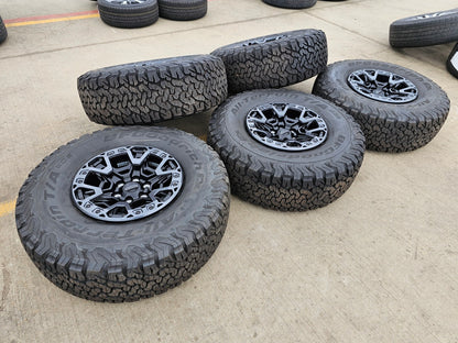 (5) 17" Ford F-150 Raptor R OEM BEADLOCK rims wheels 2024 2025 2026 2027 BFG NEW