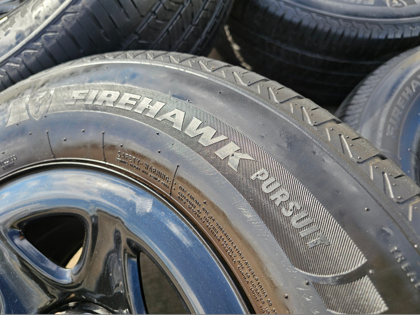 17" Chevy Tahoe PPV OEM Police Package 8111 wheels rims tires FIRESTONE