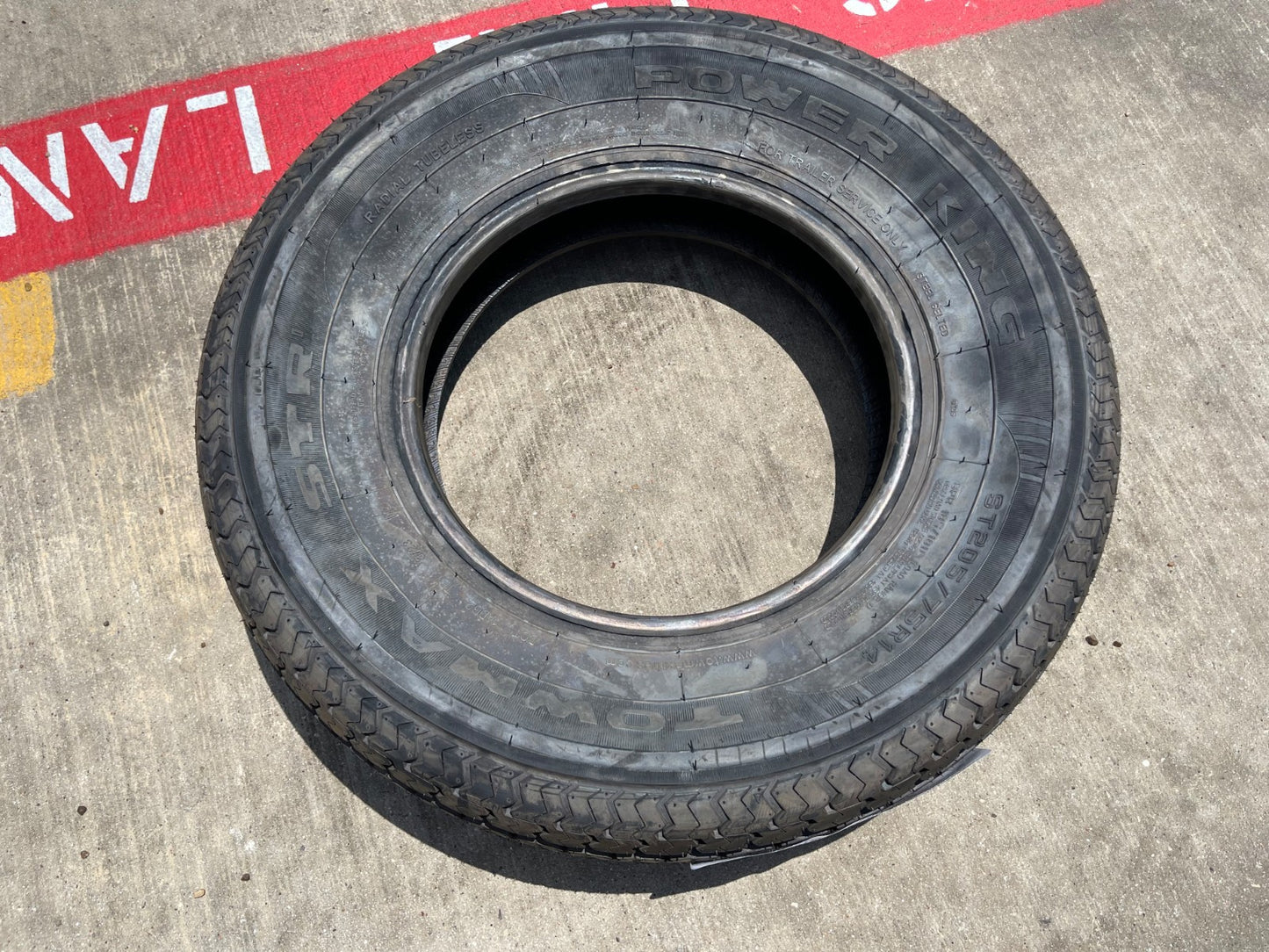 205/75/14 Power King Towmax ST II tire 205/75R14 LT 8 ply LR D 105L trailer NEW