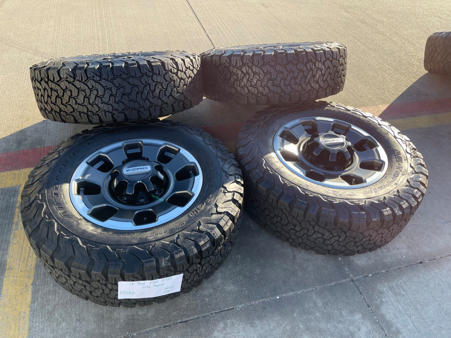 18" Ford F-250 F-350 OEM TREMOR rims wheels 10482 BFG KO2 A/T