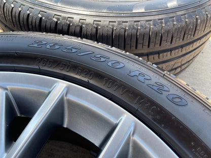20" Jeep Grand Cherokee L OEM 9288 wheels rims tires PIRELLI SET