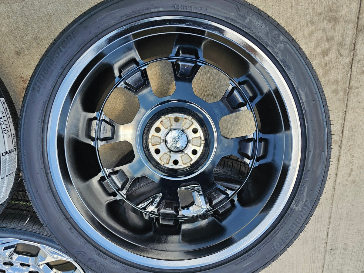 NEW 24" GMC Yukon Sierra Tahoe Cadillac Escalade V OEM wheels rims SET NEW