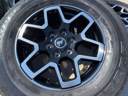 18" Ford Bronco wheels rims black 95213 Ranger SET 2022 2023 2024 2025 2026 2027